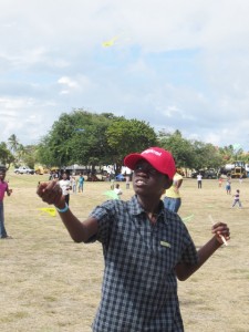 The children of the St. Christopher Children’s Home were happy to fly their kites on Good Friday