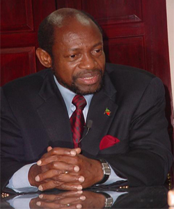 Chairman of the Monetary Council of the Eastern Caribbean Central Bank (ECCB), Prime Minister of St. Kitts and Nevis and Minister of Finance, the Rt. Hon. Dr. Denzil L. Douglas 