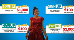 On July 1, one lucky Digicel customer will win $10,000 & share $5000 extra with loved ones