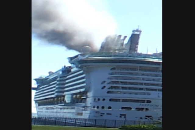 Crew member burned, guests safe after fire on Royal Caribbean cruise