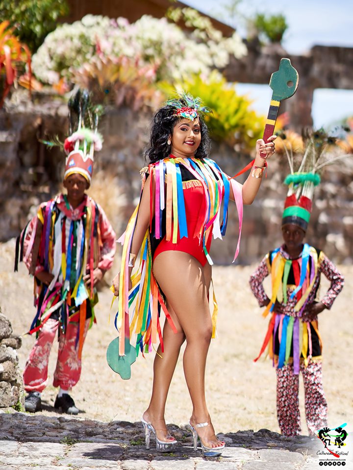 Miss Culture 2019 Queen Contestant Harsha Parmanand Sponsor Development Bank Of St Kitts